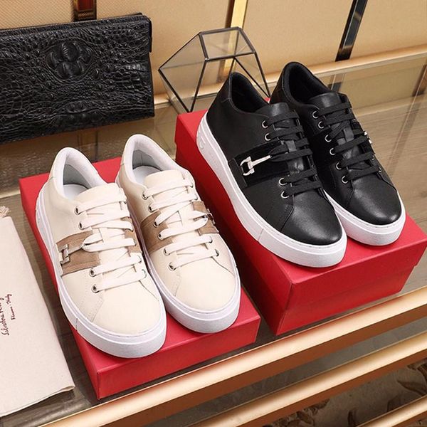 

new arrival mens shoes autumn and winter footwears lace -up plus size luxury casual men shoes fashion sneakers scarpe da uomo, Black