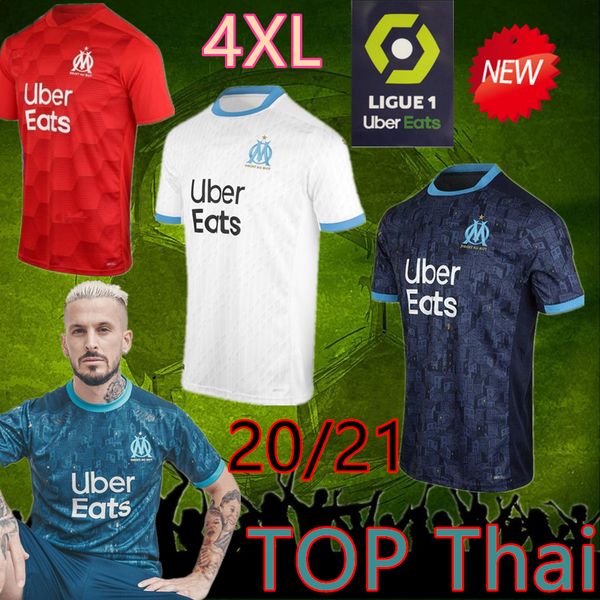 

2021 maillot om olympique de marseille soccer jersey 4xl marseille xxxl maillot de foot payet anguissa gomis jersey 20 21 marseille shirts, Black;yellow