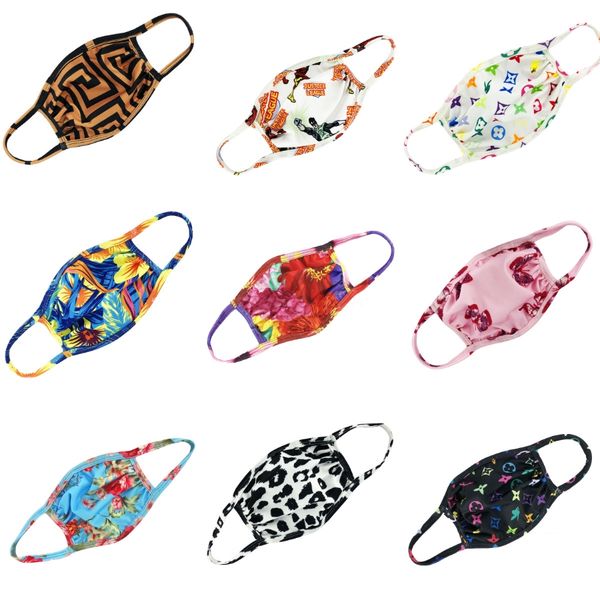 

cartoon masks wasable anging ear type mask anti dust mout er anti-fog aze protection gauze mask adjustable s lsk379#456, Black