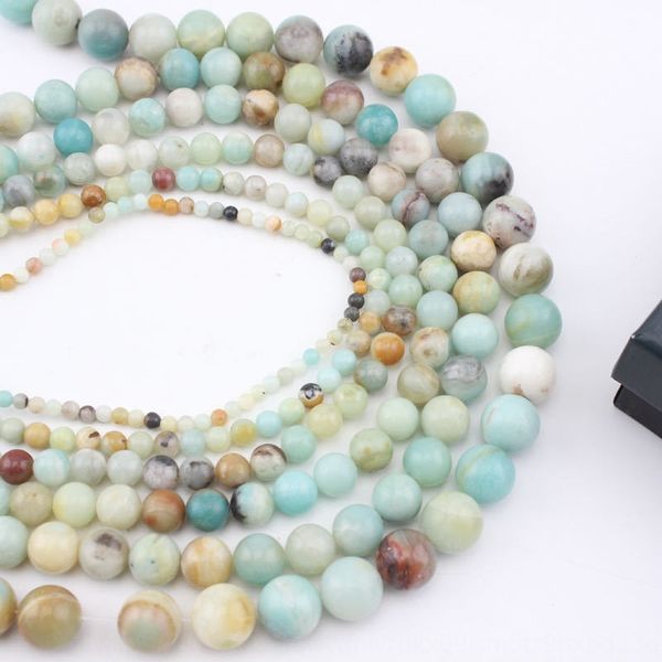 

natural loose diy round beads handmade diy accessories semi-finished necklace beads material accessories, Silver