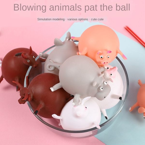 

children's blowing s inflatable toy toy can blow animals inflatable animals children's decompression vent pinch fun toys cute cute