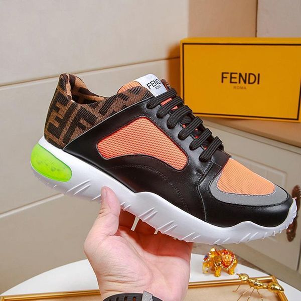 

luxury mens shoes tech fabric low - sneaker sports comfortable footwears fashion classic lace -up men shoes scarpe d, Black