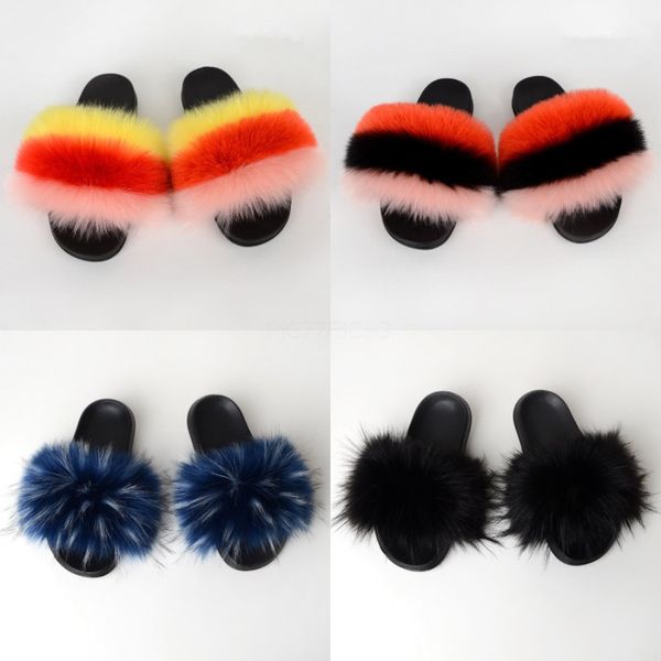 

suede rivets strap block heel shoes slippers women designer slides sandals size 35 to 40 t77#135, Black