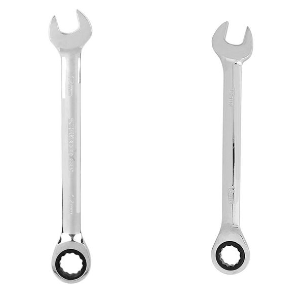 

2 pcs metric ratchet spanner combination wrench 17mm & 1m