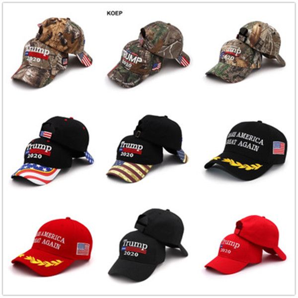 

us stock donald trump baseball hat star usa flag camouflage cap keep america great hats 3d embroidery letter adjustable snapback party hats