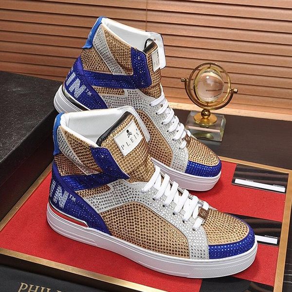 

мода классические мужские ботинки нового прибытия престижное footwears открытый walking high top lace -до роскошные мужчины boots calzado de, Black