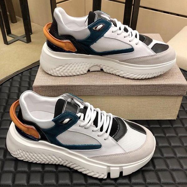 

новое прибытие veloce оранжевый синий мужская обувь удобная low top lace -до повседневный легкий плюс размер моды класса люкс обувь с origin, Black