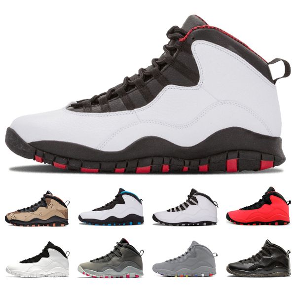 

2020 chicago 10s basketball shoes cement 10 westbrook i'm back white black cool grey dark smoke grey tinker men sport trainer sneakers