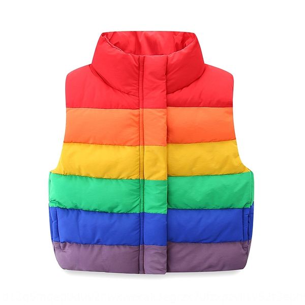

men's and women's warm down jacket same style windproof warm casual down girls spring and autumn new rainbow vest children's, Camo