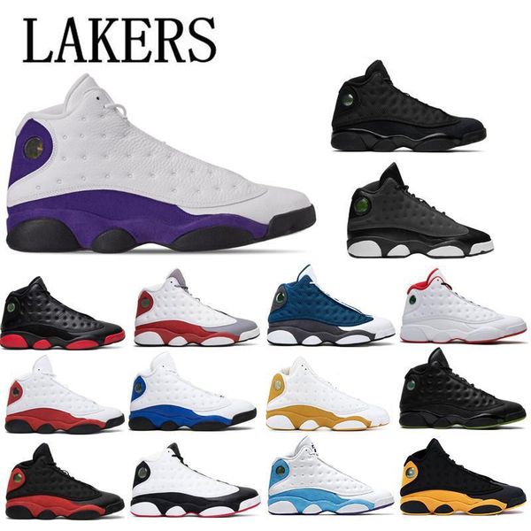 

13 13s lakers rivals men basketball shoes cap and gown chicago melo class of chicago black cat hyper royal mens sport trainer sneaker