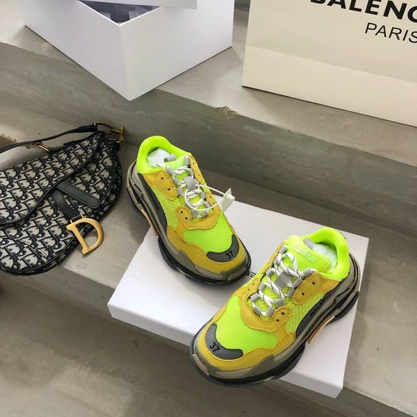 

2020 new bx triple s sneakers couple everyday casual shoes luxury designer high-quality thick-soled breathable sneakers