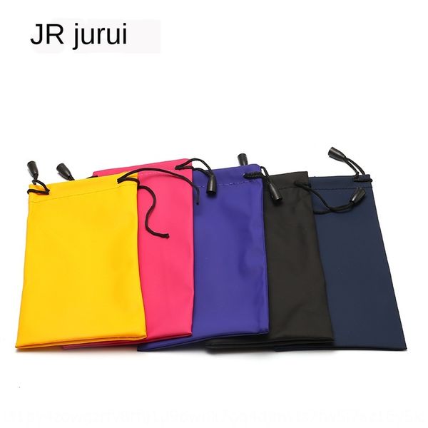 

multicolor waterproof cloth storage sun glasses bag mouth sun glasses bag, Blue