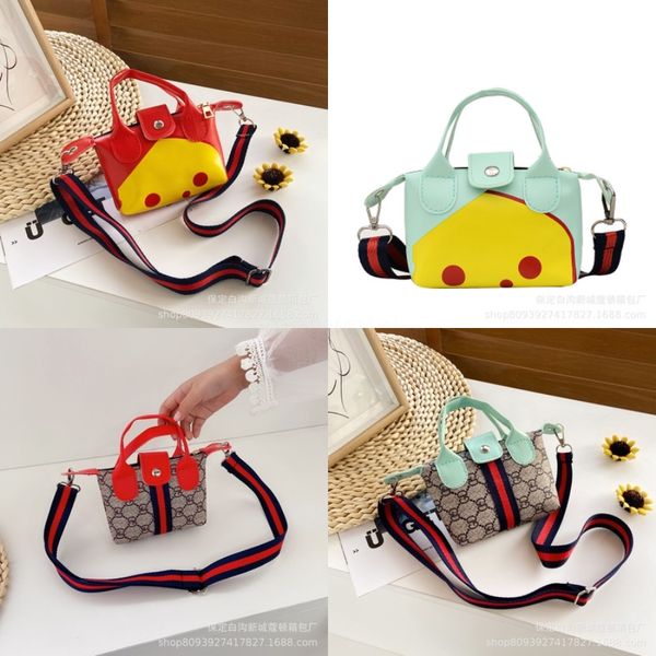 

kids shoulder bags children girls messenger bag cartoon printing princess handbag mini pu leather crossbody bags for child#513, Black