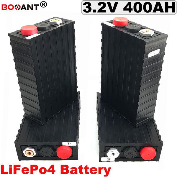 3.2V LiFePO4 bateria 12V 24V 36V 48V 60V 72V 400Ah para bicicleta elétrica, Energia Solar armazenamento de lítio pacote de 400Ah