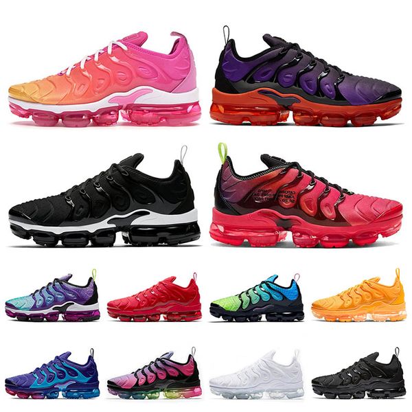 

mens running shoes size 13 women tn plus summer sunset voltage purple black white university gold tn trainers sneakers, White;red