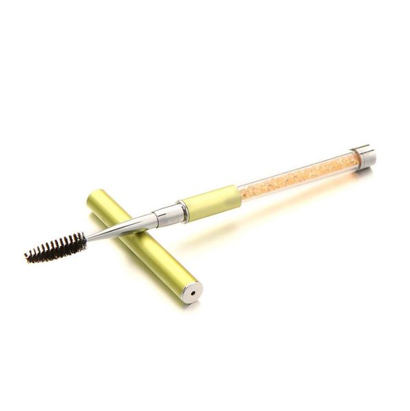 

reusable makeup cleaning brush set bag pouch mascara stock sell cosmetics tool glitter lash wand 10 pcs