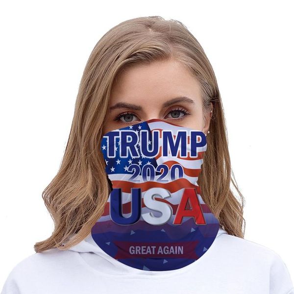 

designer party masks 2020 trump face mask washable american election printing dustproof masks outdoor cycling magic scarves