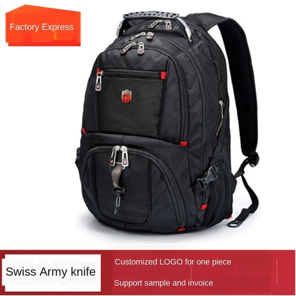 

gift swiss army knife men's outdoor business computer leisure 17-inch usb travel luggage bag travel bag backpack computer backpack