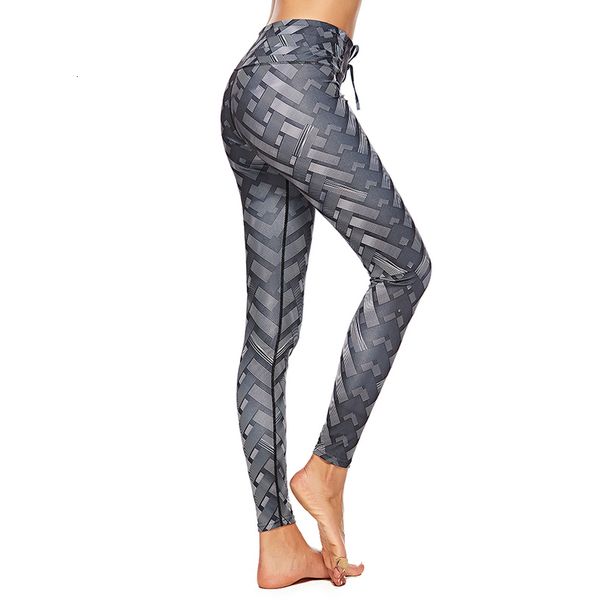 

new ankle length irenweave leggings weaving printed tie women fitness workout scrunch booty leggings women casual leggings, Black