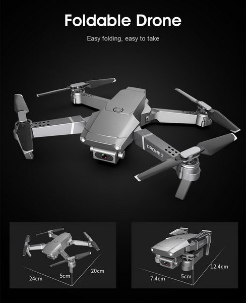 

2020 new e68 drone hd wide angle 4k wifi 1080p fpv drones video live recording quadcopter height to maintain drone camera toys