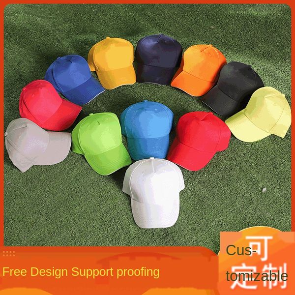 

korean cotton solid color hip-hop curved eaves advertising baseball baseball cap cap, Blue;gray