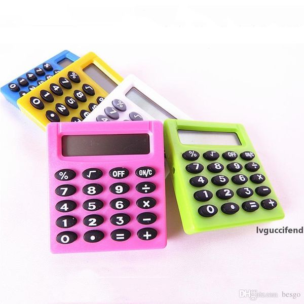 

digital calculato 5 colors student digital electronic mini calculator outdoor portable batteries pocket calculators office home bh1271 tqq