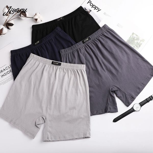 

мужчины боксеры дышащий хлопок пожилые boxer shorts эластичность мужчины твердые трусы плюс размер мужской трусы soft нижнее белье, Black;white