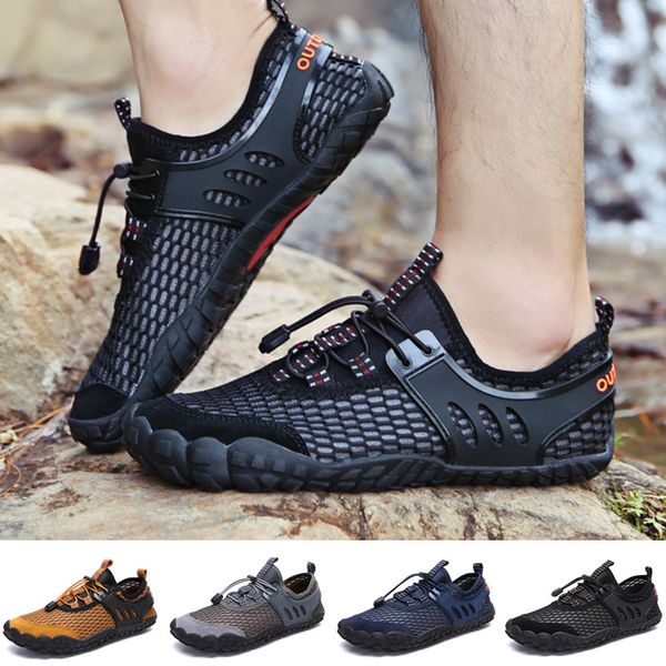 

мужчины вода обувь открытый аква кроссовки мягкие comforable быстрый сушки trekking обувь плюс размер 39-47