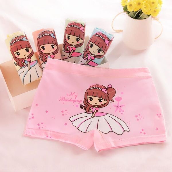 

40 combed cotton girls' underwear pure underwear and shorts cotton children's students boxer four breifs little girl's baby s, Camo