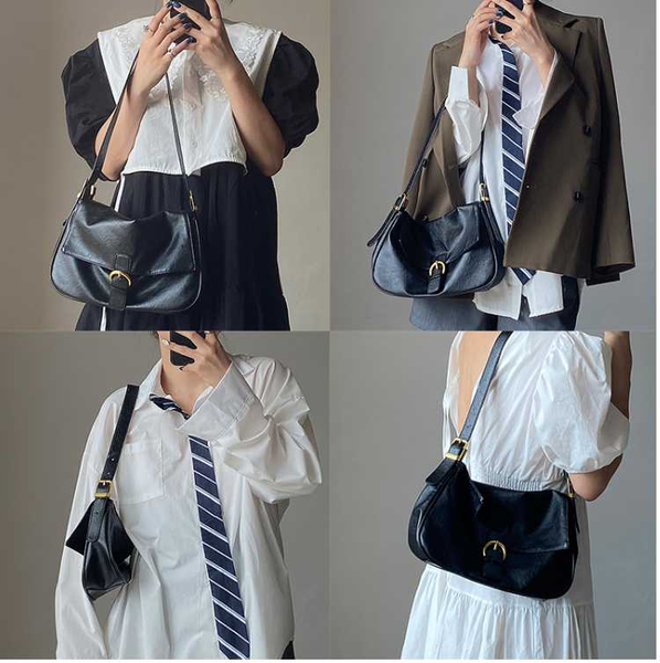 

fashion women messenger bag cover pu leather female handbag baguette girl shoulder bag cute black hk788989