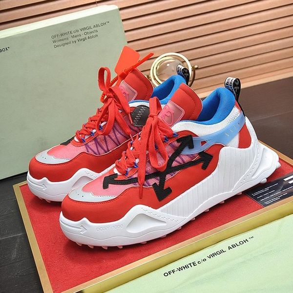 

odsy -1000 sneakers mens shoes new arrival fashion comfortable autumn and winter shoes lace -up luxury low men shoes with origin box, Black