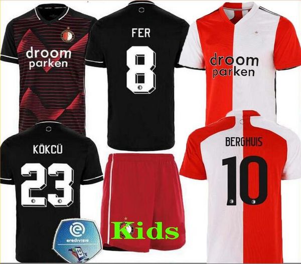 

20 21 feyenoord soccer jersey berghuis football shirt jorgensen kokcu camisa de futebol sinisterra camiseta de fÃºtbol toornstra maillot foot, Black