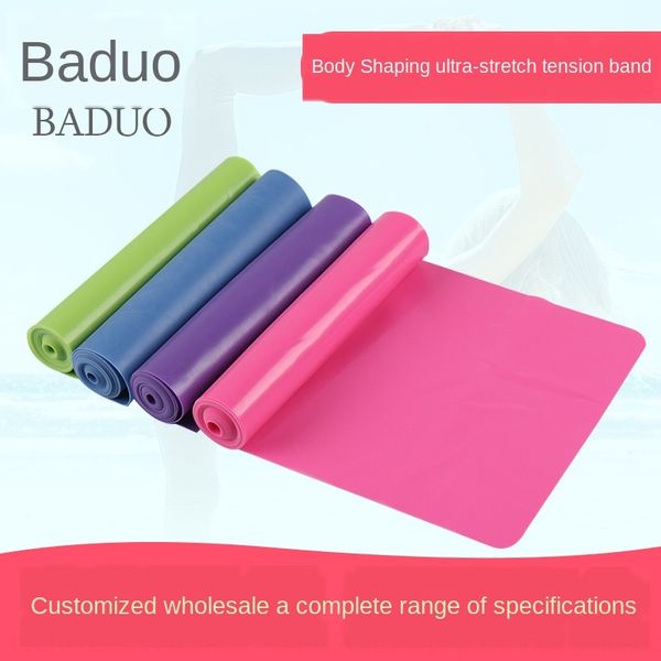 

бодибилдинг спортивных резиновая лента удлиняется 2 м йоги растянуть ремень плоских резинового натяжения полосы растяжение ремня