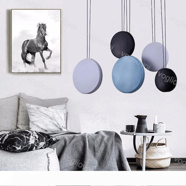 

modern pendant lamps 2m hanging art restaurant nordic three round for simple dining table bedside bed clothing store cafe restaurant bar dhl