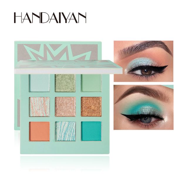 

new in stock 3ce eyeshadow overtake 9colors eye shadow and handaiyan 9 color palette earth pumpkin eyeshadow makeup nude palette