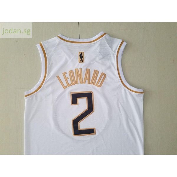 

678 new jersey men's leonard #2 fanswear sports jerseys white s-xxl stitched jersey, Black;white