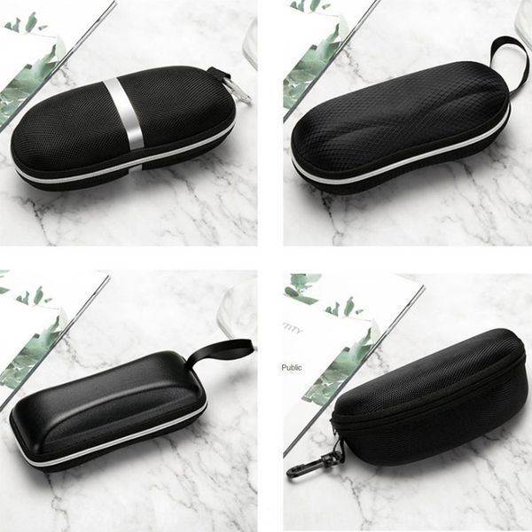 

new eva anti-pressure box sun sunglasses black zipper beach glasses box for men and women, Blue