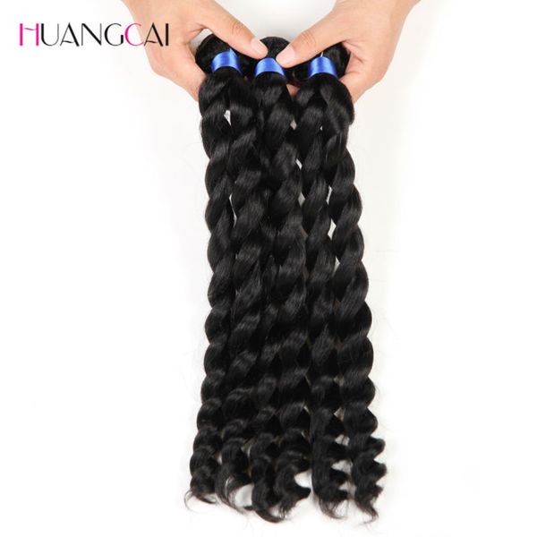 

french twist brazilian hair weaves 3 bundles 100% human hair extensions meches bresilienne 3pcs/lot huangcai, Black;brown