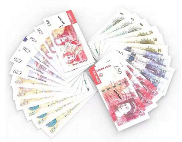 

prop pretend uk movie money paper copy banknote prop money 100pcs/pack 004