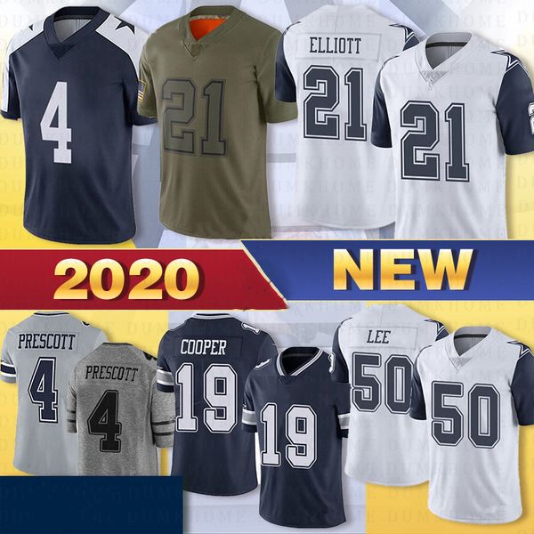 

4 dak prescott men jersey 21 ezekiel elliott jerseys 55 leighton vander esch 90 demarcus lawrence 82 jason 2020 new jerseys hot, Black;red