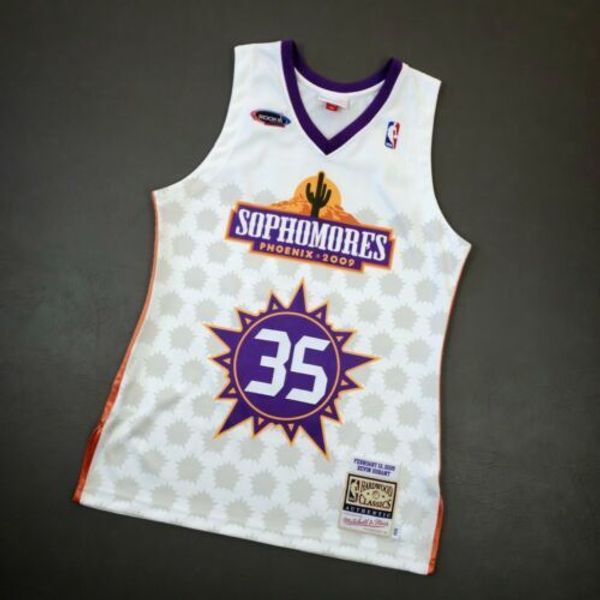 

дешевые 100% прошитой дюрант mitchell ness 2009 второкурсники джерси размер xs-5xl мужские майки отсылок top basketball, Gray