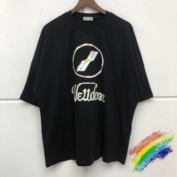 

oversized print thick t-shirt men women streetwear loose t shirts tees, White;black