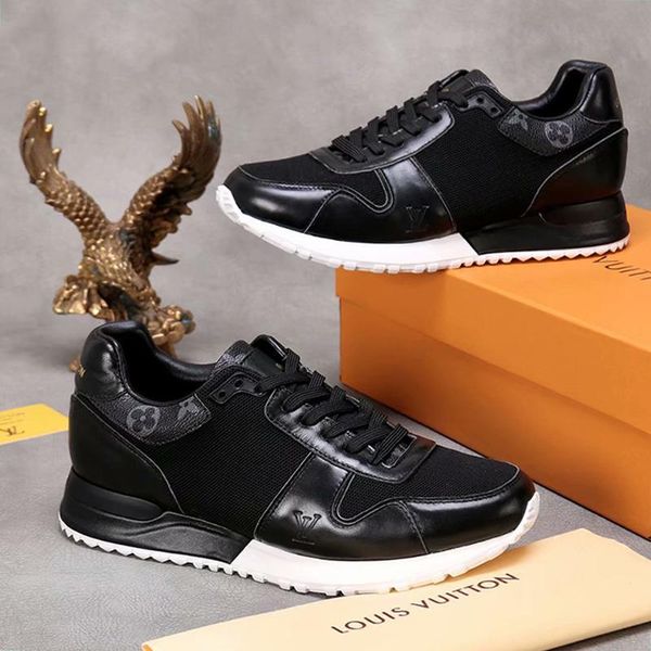 

luxury mens shoes run away sneaker autumn and winter lightweight sports shoes fashion plus size lace -up vintage men shoes with origin box