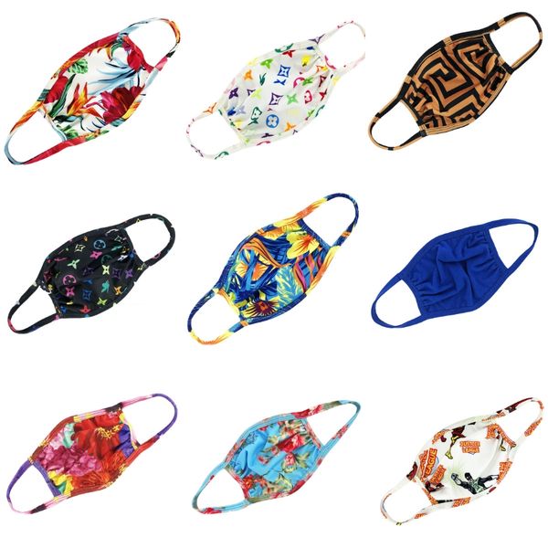 

black cotton mout fa mask anti dust pm2.5 elastic earloop masks for cildr#602