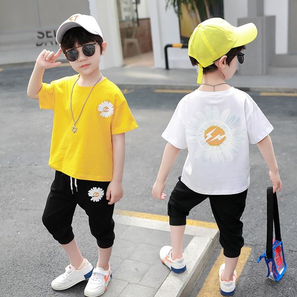 

boy boy suit summer clothes 2020 summer children's handsome western style clothing korean two-piece baby clothes