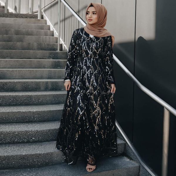 

sequin abaya turkish dresses hijab muslim dress dubai abayas for women caftan marocain kaftan islamic clothing tesettur elbise