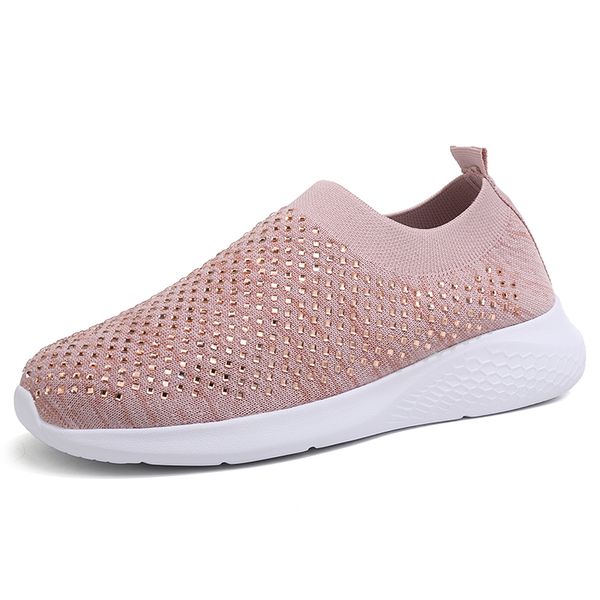 

women's light weight sneakers mesh outdoor sport shoes fitness cotton breathable comfortable female running sneakers loafers