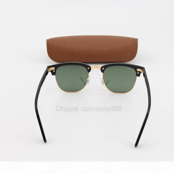 

d vassl brand designer fashion men women black gold metal frame 51mm driving sunglasses uv400 sport sun glasses with brown, White;black