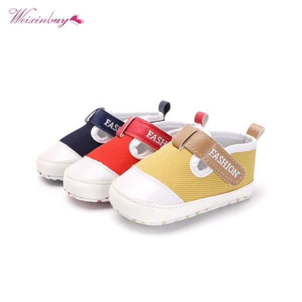 

weixinbuy baby canvas shoes hard sole infants boys girls sport shoes sneakers antislip toddlers first walkers
