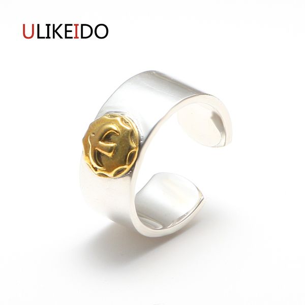 

real 925 sterling silver open rings for men or women takahashi goros eagle feather jewelry opening ring new popular gift 158, Golden;silver